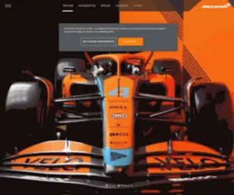 Mclaren.com(The Official McLaren Website) Screenshot