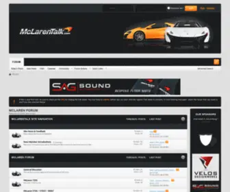 Mclarentalk.com(McLaren Forum) Screenshot