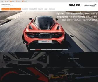 Mclarentoronto.ca(Pfaff McLaren) Screenshot