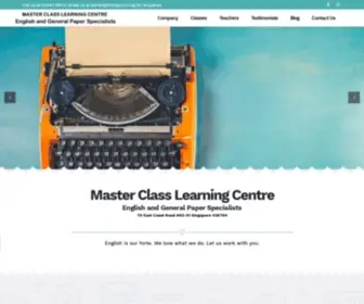 Mclass.com.sg(Master Class Learning Centre) Screenshot