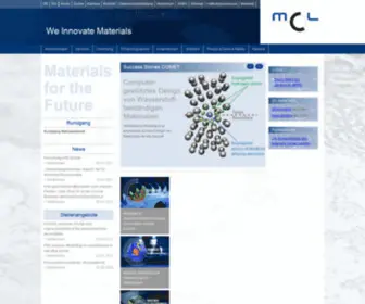 MCL.at(Materials Center Leoben) Screenshot