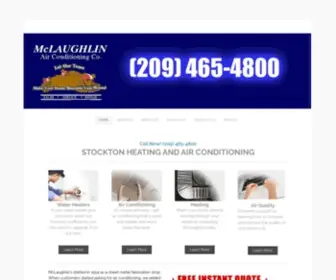 Mclaughlin-Air.com(Stockton Heating & Air Conditioning) Screenshot