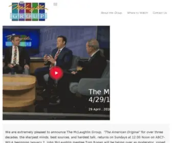 Mclaughlin.com(The McLaughlin Group) Screenshot