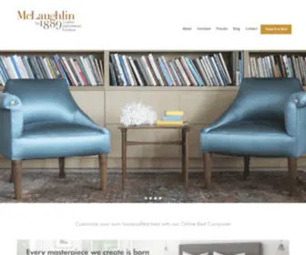 Mclaughlinupholstering.com(Custom Upholstered Furniture) Screenshot