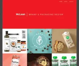 Mclean-Design.com(Brand & Packaging Design) Screenshot