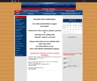 Mcleanbasketball.com(Basketball) Screenshot