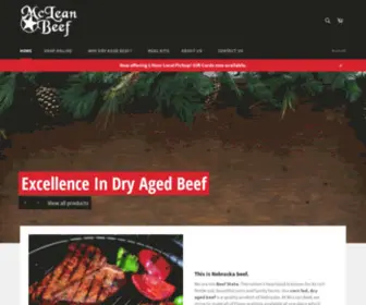 Mcleanbeef.com(McLean Beef) Screenshot