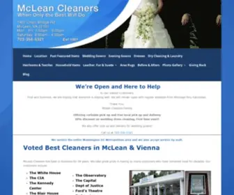 Mcleancleaners.com(McLean Cleaners) Screenshot