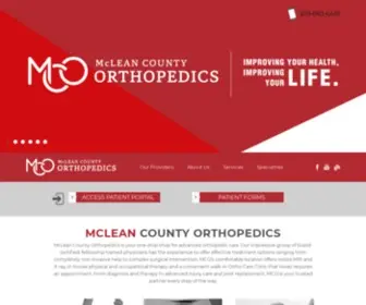 Mcleancountyorthopedics.com(McLean County Orthopedics) Screenshot