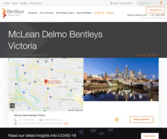 Mcleandelmobentleys.com.au(Bentleys Chartered Accountants & Business Advisors Australia) Screenshot