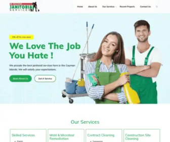 Mcleanjanitorialservices.com(M-Clean Janitorial Services) Screenshot