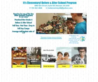 Mcleankids.com(Before & After School Program) Screenshot