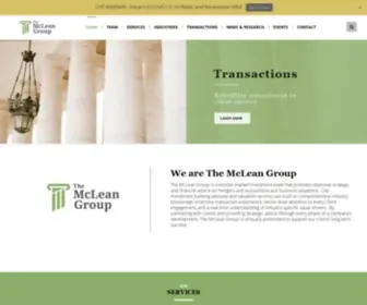 Mcleanllc.com(The McLean Group) Screenshot