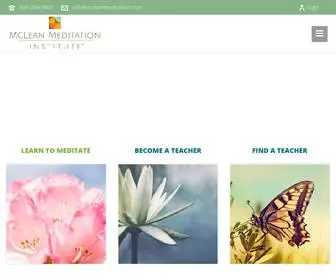 Mcleanmeditation.com(Meditation & Mindfulness Teacher Academy) Screenshot