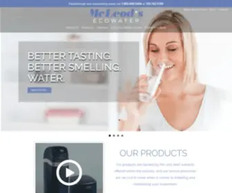 Mcleodsecowater.com(EcoWater Softeners) Screenshot