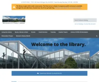 Mclib.org(A center for information) Screenshot