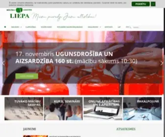 Mcliepa.lv(Mācības Pieaugušajiem) Screenshot