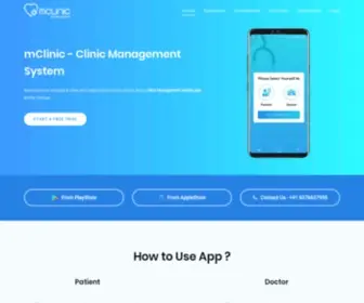 Mclinicapp.com(Clinic Management Mobile App) Screenshot