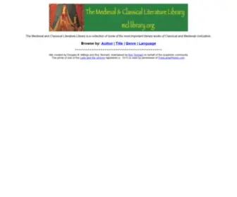 MCllibrary.org(The Online Medieval & Classical Library) Screenshot