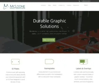 Mcloone.com(McLoone Metal Graphics) Screenshot