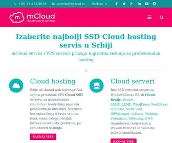 Mcloud.rs(Najbolji SSD cloud hosting u Srbiji) Screenshot