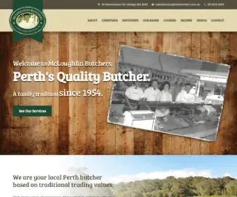 Mcloughlinbutchers.com.au(McLoughlin Butchers Perth) Screenshot