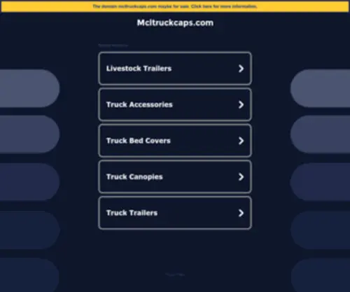 MCLtruckcaps.com(MCLtruckcaps) Screenshot