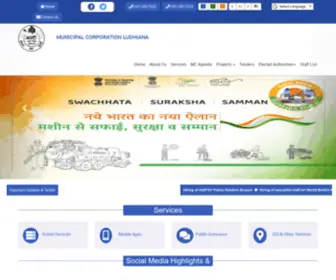 Mcludhiana.gov.in(Municipal Corporation Ludhiana) Screenshot