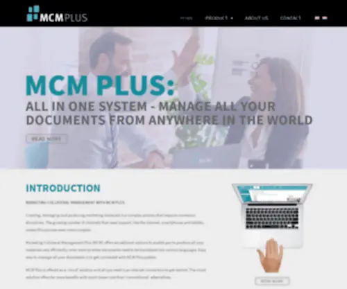 MCM-Plus.com(MCM Plus Document Management System) Screenshot