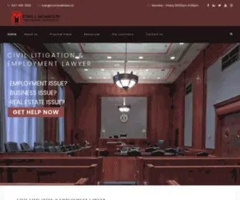 Mcmackinlaw.ca(McMackin Law) Screenshot