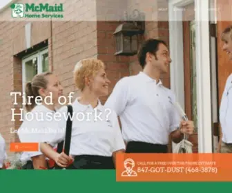 Mcmaid.com(Suburban Chicagoland Cleaning Company) Screenshot