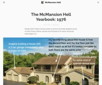 Mcmansionhell.com(If you love to hate the ugly houses that became ubiquitous before (and after)) Screenshot