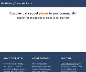 Mcmap.org(Mecklenburg County GIS) Screenshot