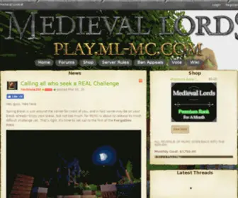 Mcmedievallords.com(Medieval Lords) Screenshot