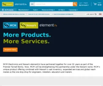 Mcmelectronics.com(MCM Electronics) Screenshot