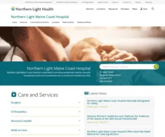 MCmhospital.org(Northern Light Maine Coast Hospital) Screenshot