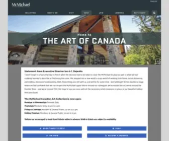 Mcmichael.com(Canadian Art Gallery) Screenshot