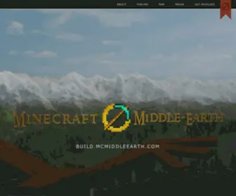 Mcmiddleearth.com(Minecraft Middle Earth) Screenshot