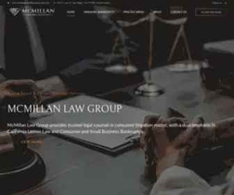 Mcmillanlawgroup.com(McMillan Law Group) Screenshot