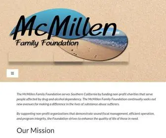 Mcmillenfamilyfoundation.org(McMillen Family Foundation) Screenshot