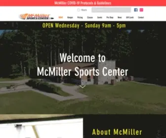 Mcmillersportscenter.com(Public Shooting Range) Screenshot