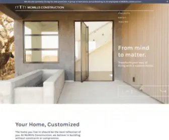 Mcmillsconstruction.com(McMills Construction) Screenshot