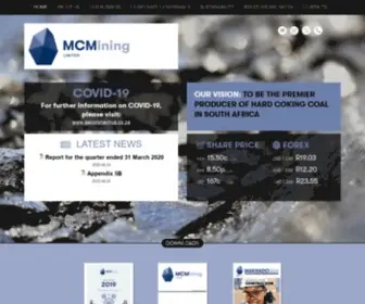 Mcmining.co.za(MCMining Limited) Screenshot