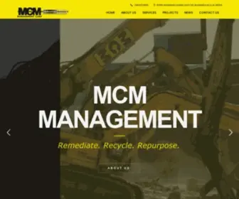 MCmmanagement.com(MCM Management Corp) Screenshot