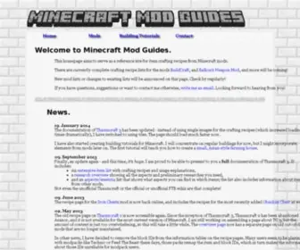 Mcmodguides.com(Minecraft Mod Item Glossary) Screenshot