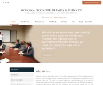 Mcmoranlaw.com(McMoran, O'Connor, Bramley & Burns, P.C.McMoran, O'Connor, Bramley & Burns, P.C) Screenshot