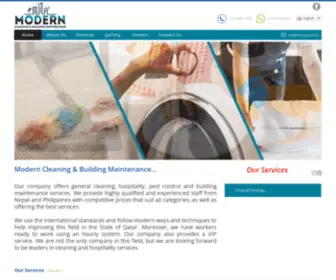 MCmqatar.com(Modern Cleaning) Screenshot