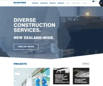 MCmservices.co.nz(McMahon Services NZ) Screenshot