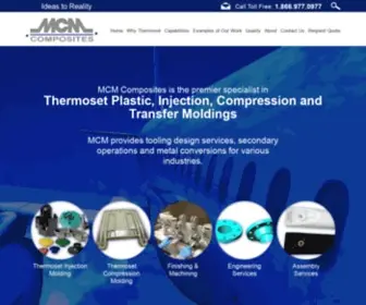 Mcmusa.net(MCM Composites) Screenshot