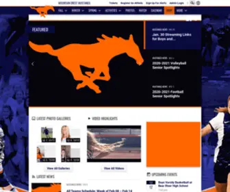 Mcmustangs.com(Mountain Crest) Screenshot